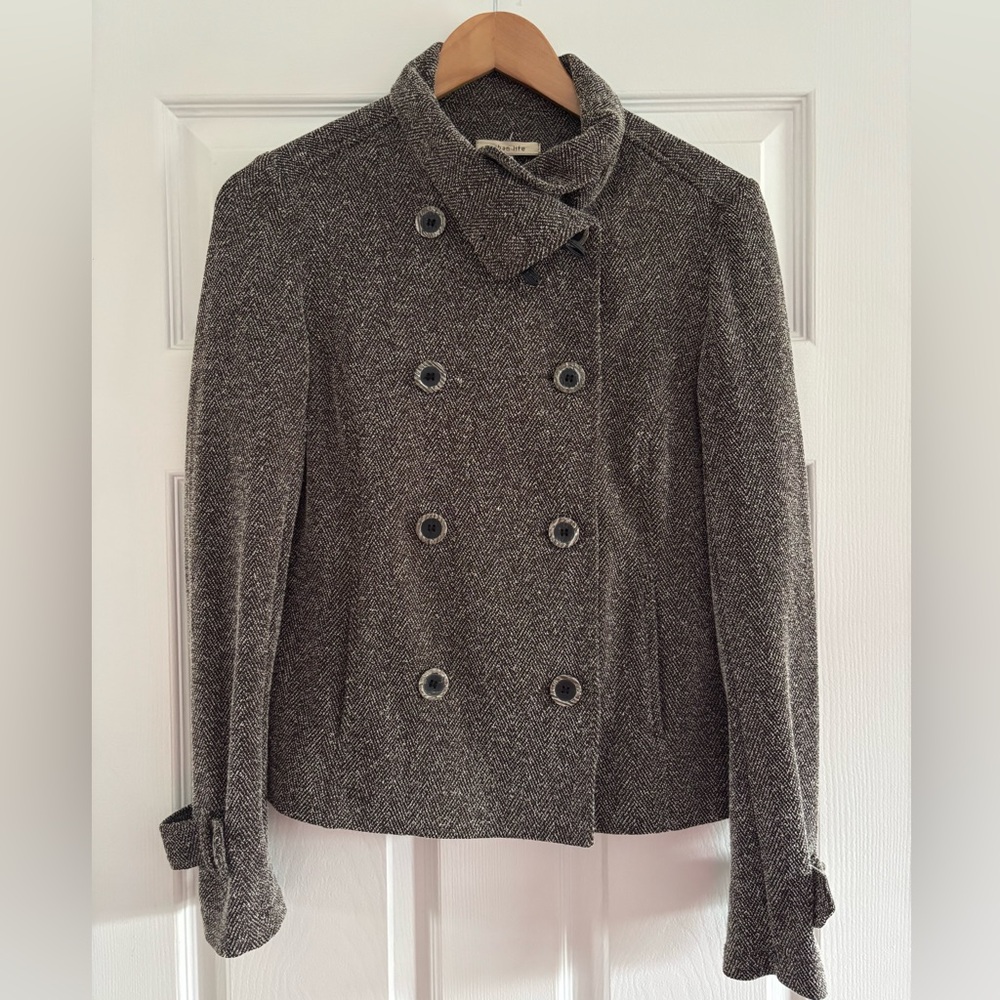 Chic Double-Breasted Pea Coat